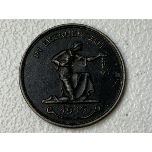 IMPERIAL GERMANY WWI GOLD FOR IRON 1916 MEDAL