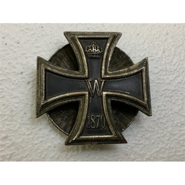 IMPERIAL GERMANY 1870 IRON CROSS 1st CLASS SCREWBACK
