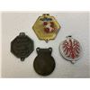 Image 2 : GERMANY THIRD REICH WINTER SPORTS BADGES PLAQUES LOT OF 4