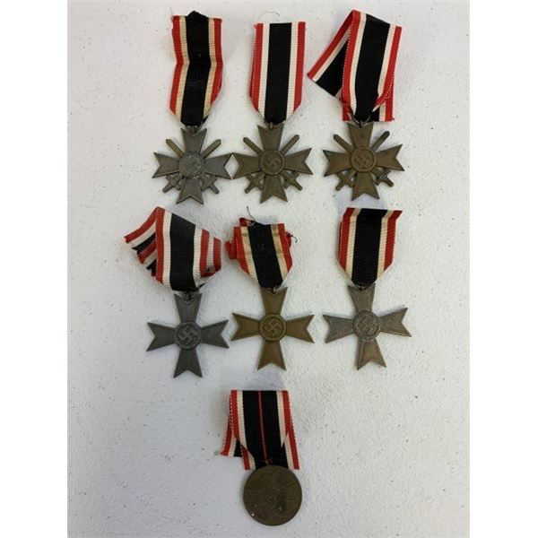 WWII GERMANY THIRD REICH 1939 WAR MERIT CROSS MEDALS LOT