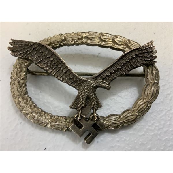GERMANY THIRD REICH EARLY LUFTWAFFE EXTREMELY RARE AIR CREW BADGE BY CEJ