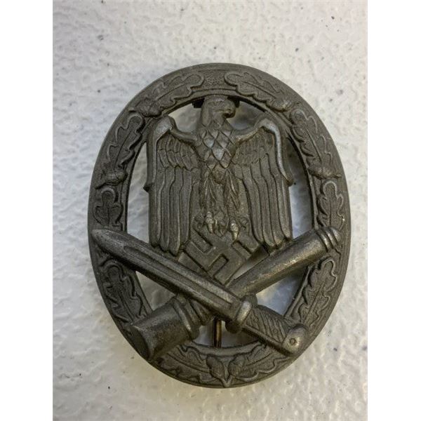 WWII GERMAN GENERAL ASSAULT BADGE