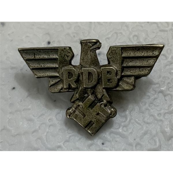 GERMANY THIRD REICH RDB FEDERATION OF CIVIL SERVANTS BADGE