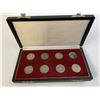 Image 9 : VINTAGE DDR EAST GERMANY SILVER MEDAL MEDALLION SET IN CASE OF ISSUE