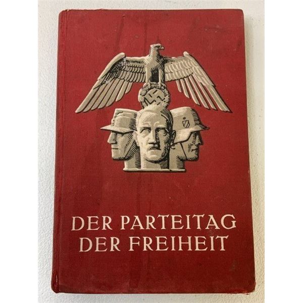 NAZI GERMANY ILLUSTRATED BOOK "DER PARTEITAG DER FREIHEIT" 1935