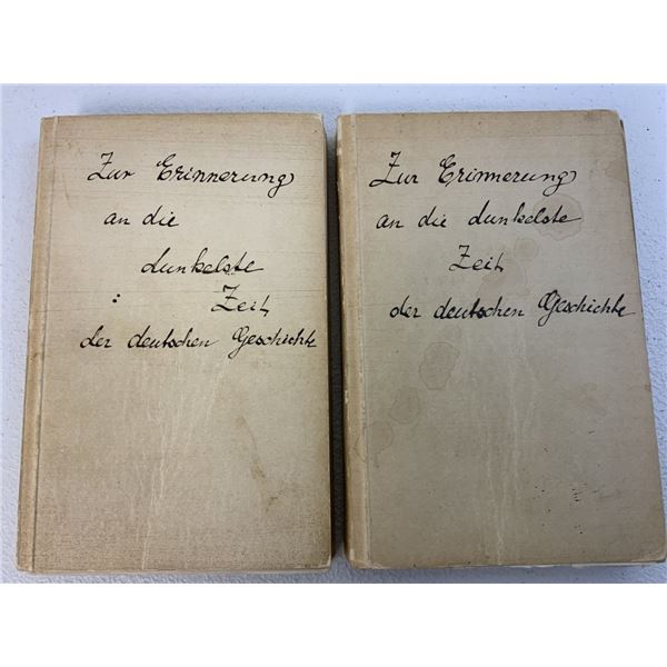 NAZI GERMANY RARE EARLY 1933 EDITION OF ADOLF HITLERS MEIN KAMPF IN 2 VOLUMES