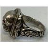 Image 4 : WWII GERMAN SILVER SCULL SS RING
