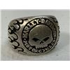 Image 1 : VINTAGE .925 SILVER HARLEY DAVIDSON MOTORCYCLES SCULL RING
