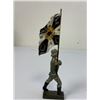 Image 1 : GERMAN THIRD REICH PERIOD LINEOL TOY SOLDIERS ARMY FLAG BEARER