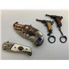 Image 1 : LOT OF LUGER KEY CHAINS AND POCKET KNIVES