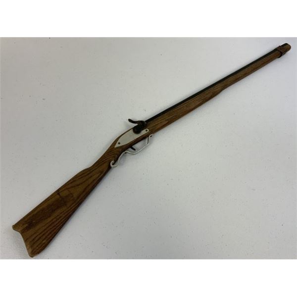VINTAGE TOY RIFLE WOOD AND METAL