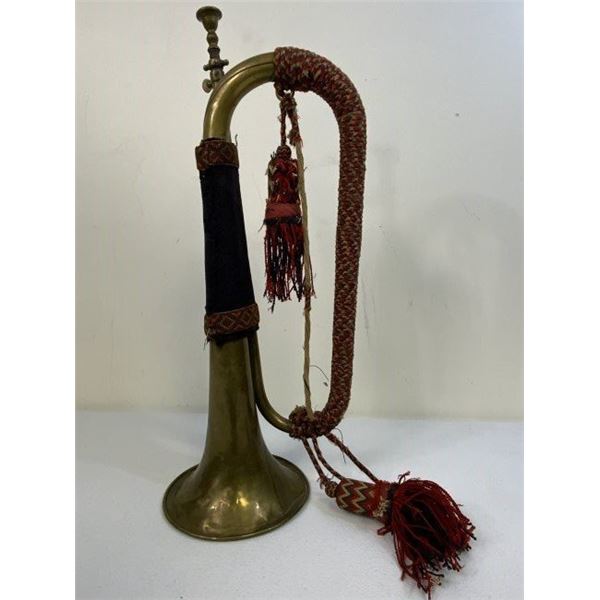 ANTIQUE 19th CENTURY FRENCH MILITARY TRUMPET 1899