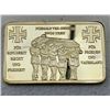 Image 1 : GERMANY GOLD PLATED NOVELTY COIN GERMAN BUNDESWEHR COMMEMORATIVE BAR