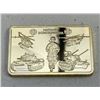 Image 2 : GERMANY GOLD PLATED NOVELTY COIN GERMAN BUNDESWEHR COMMEMORATIVE BAR