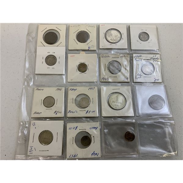 COLLECTION OF USSR COINS