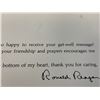 Image 4 : PRESIDENT RONALD REAGAN SIGNED THANK YOU CARD DATED MAY 8 , 1981