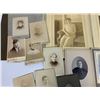Image 4 : ANTIQUE PHOTOGRAPHY LARGE LOT OF STUDIO PHOTO CARDS PORTRAITS