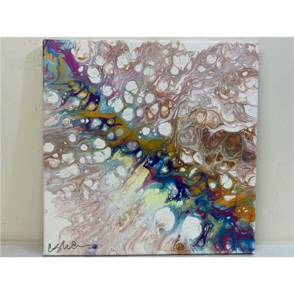 CRYSTAL SHELVEN "DOVE SONG" ACRYLIC PAINTING ON CANVAS ORIGINAL ARTWORK