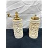 Image 1 : Ivory-Like Salt & Pepper Mills