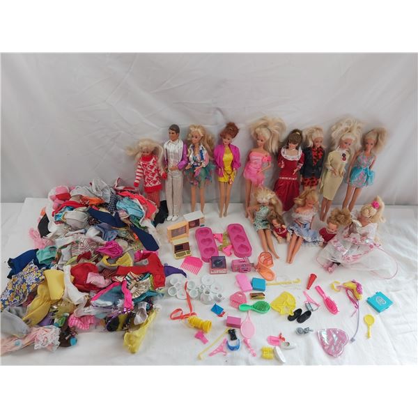 Barbie Dolls and Accessories