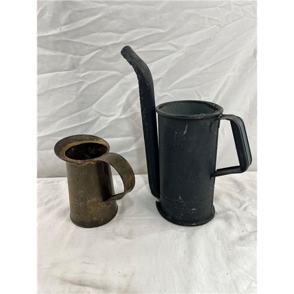 Vintage Watering Can & Pitcher (Huffman Watering Can 13 1/2" High)