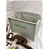 Image 2 : Festool Plastic Tote & Assorted Tools