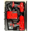 Image 2 : 2 Snap On Tools Cordless 18 Volt Impact Wrenches with 1 Battery & 1 Charger (Working)