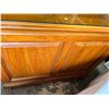 Image 8 : Teak Hand Made Chiangmai Sudaluk Elephant Carved Cabinet with Glass Top