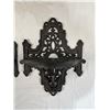 Image 2 : 2 Cast Iron Decorative Wall Shelves