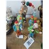 Image 1 : 6-Emmitt Kelly Clown Figurines - 6 X $