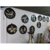 Image 2 : 10-Round Oriental Mother of Pearl Wall Art - 10 X $