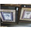 Image 2 : 2-Palm Framed Wall Art - 26" x 36" - 2 X $