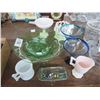 Image 1 : Depression Glass Bowls, Swan Dishes, Fish Butter Dish, Margaritaville Glasses