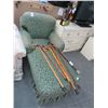 Image 1 : Green Cloth Chaise