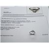 Image 1 : 14K WG Diamond Ring w/One Cut Diamond and 48 Round Diamonds.  Diamond