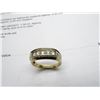 Image 2 : 14K YG Diamond Ring w/5 Round Diamonds.  Weight 1.00 CT, Total 10.4g -