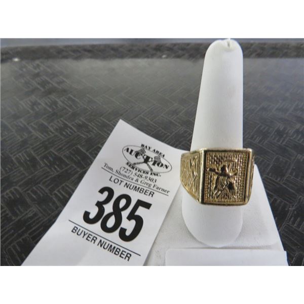 Gold Plate Men's Ring