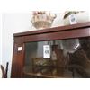 Image 2 : Tiger Oak Curved Curio Cabinet