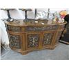 Image 1 : Ornate Half Moon Style Hall Cabinet