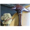 Image 2 : Carved Dog & Dolphin Walking Canes 2 X $