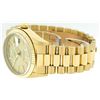 Image 8 : Rolex Mens Quickset 18K Yellow Gold Factory Champagne Index Dial Day Date Presid