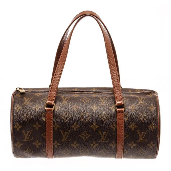 Louis Vuitton Brown Monogram Papillion 30 Shoulder Bag