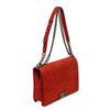 Image 2 : Chanel Red Soft Matte Caviar Leather Boy Large Flap Bag