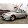 Image 1 : A12 --  2005 HONDA CIVIC EX, Silver, 305412