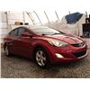 Image 8 : B1 --  2011 HYUNDAI ELANTRA GLS, Red, 223738