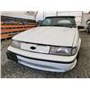 Image 8 : A11 --  1992 CHEVROLET CAVALIER Z24 CONVERTIBLE, White, 179491 KM  "NO RESERVE"