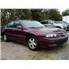 Image 8 : A12 --  2003 CHEVORLET IMPALA LS, Red, UNKNOWN KM  "NO RESERVE"