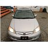 Image 6 : A12 --  2005 HONDA CIVIC EX, Silver, 305412