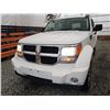 Image 7 : A7  --  2008 DODGE NITRO SLT 4X4, White, 325822 KM
