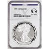 Image 1 : 1990-S $1 Proof American Silver Eagle NGCX Proof 9.9 Ultra Cameo